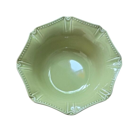 Skyros Other - SKYROS Isabella Jade Salad  Serving Bowl 12" X 4" Handcrafted In Portugal